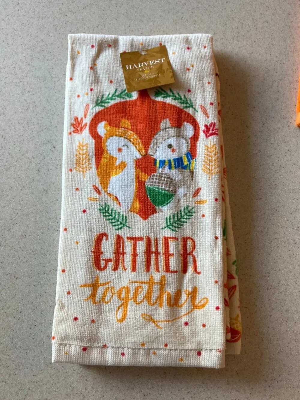Kitchen Towels  6 pc. Fall Bundle - Gather Thankful Halloween Floral